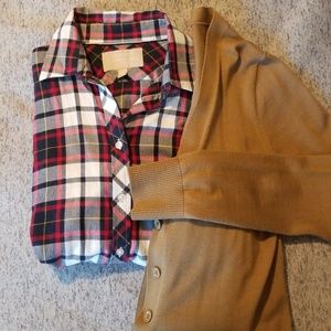 Jcrew Camel Cardigan